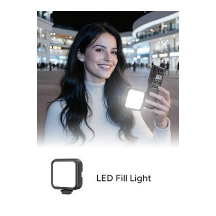 SJCAM C400  LED lámpa oldalsó csatlakoztatásához (adapterrel)