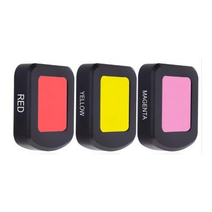 Color filter lens for SJCAM SJ8 (for camera housing) - yellow 