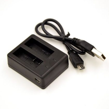 Dupla töltőkeret SJ4000, Sj5000, M10 sorozathoz tartozó SJ-A (900mAh) akkumulátorhoz