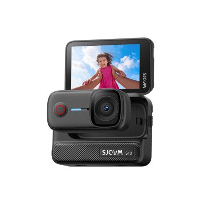 SJCAM S10 4K mini akciókamera Boost Pod-dal - Fekete