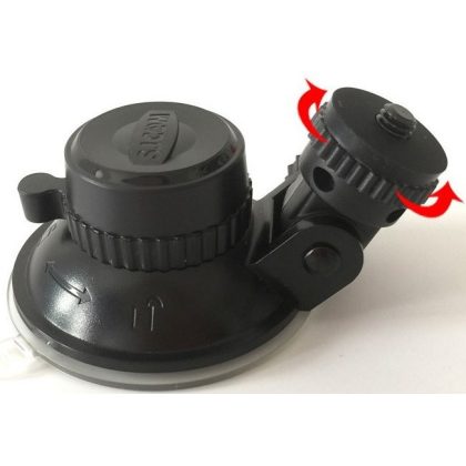 Car bracket (360 ° rotatable), with 7 cm vacuum base, for sports camera 
