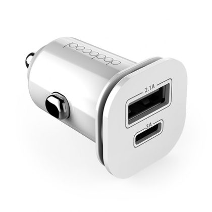 Dodocool DA111W Mini USB charger for car auxilliary port