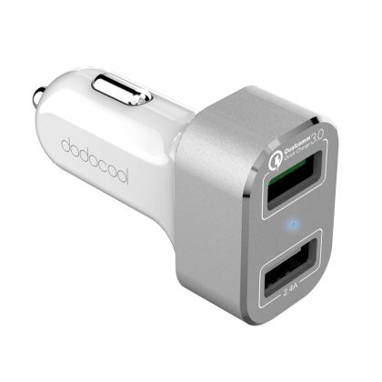 Dodocool DA114WS USB szivargyújtós töltő