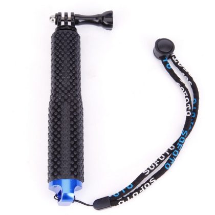 50 cm Monopod for sports camera (with rubber grip, blue socket) 