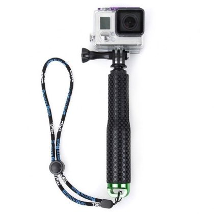 50 cm Monopod for sports camera (with rubber grip, green socket) 