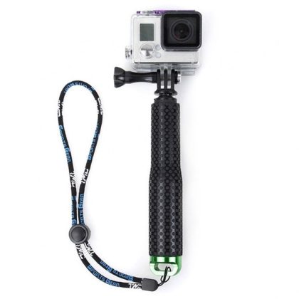  50 cm Monopod sportkamerához (gumírozott fogással, zöld aljzattal) 