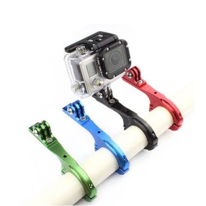 Universal metal bicycle steering console with extended saddle for sports camera sjgp-71 